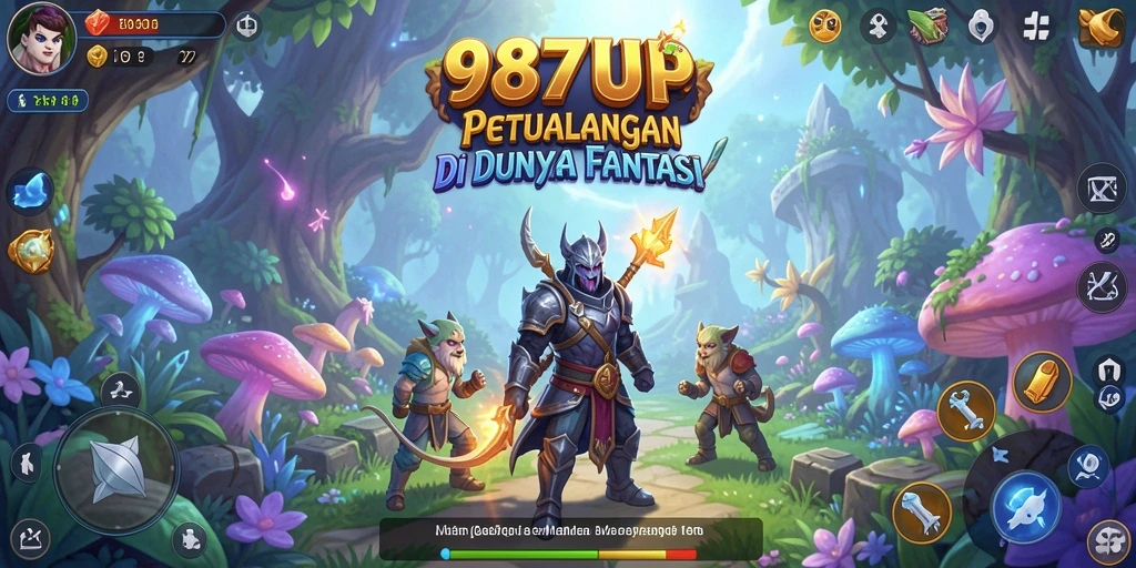 Tangkapan layar dari gameplay 987UP yang menampilkan petualangan seru.