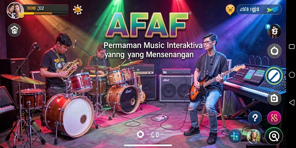 Tampilan gameplay AFAF yang seru dan interaktif.