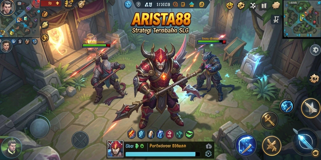 Tampilan gameplay mendebarkan dan strategi dalam ARISTA88.