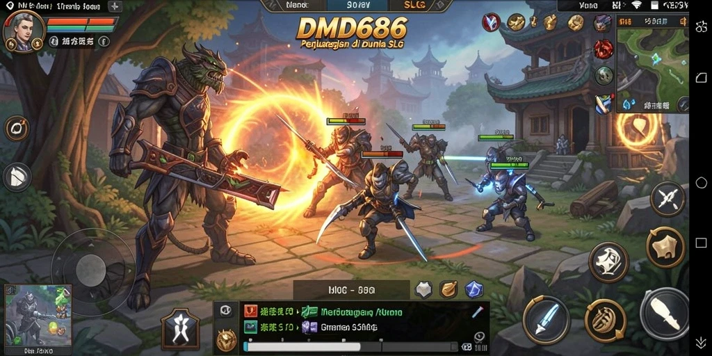 Tampilan menarik dari gameplay DMD686 yang penuh strategi.
