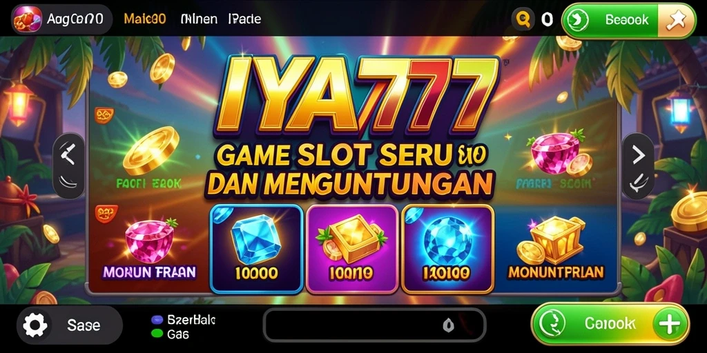 Screenshot menunjukkan gameplay seru dari IYA777.