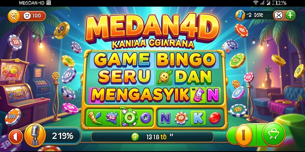 Gameplay seru Bingo di MEDAN4D dengan interaksi pemain.