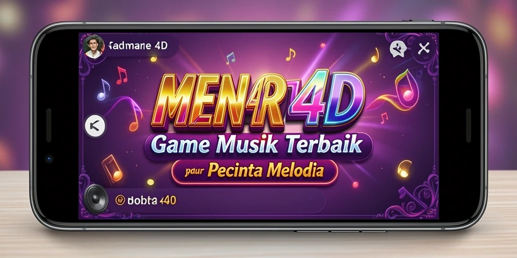 Screenshot dari gameplay MENARA4D yang menampilkan keseruan bermain musik.