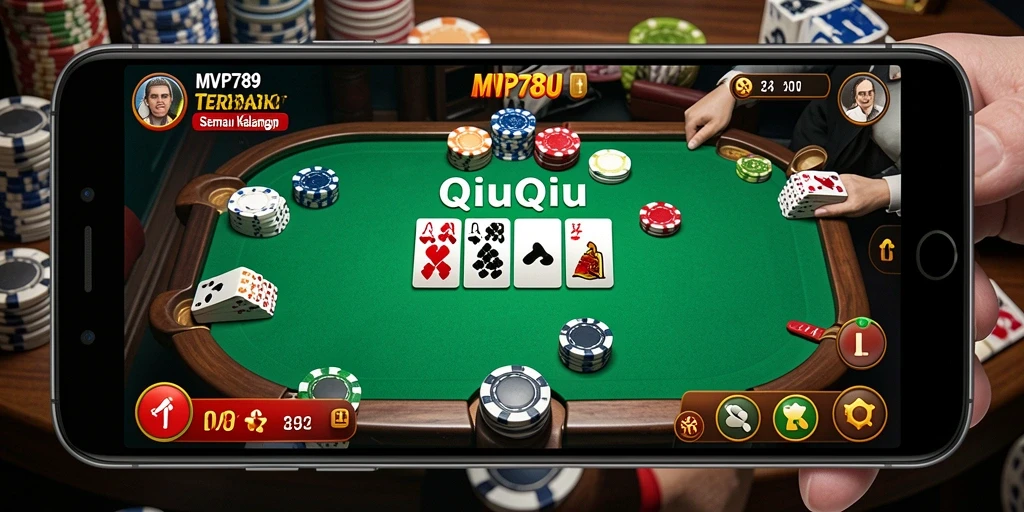 Tampilan gameplay seru QiuQiu di MVP789.