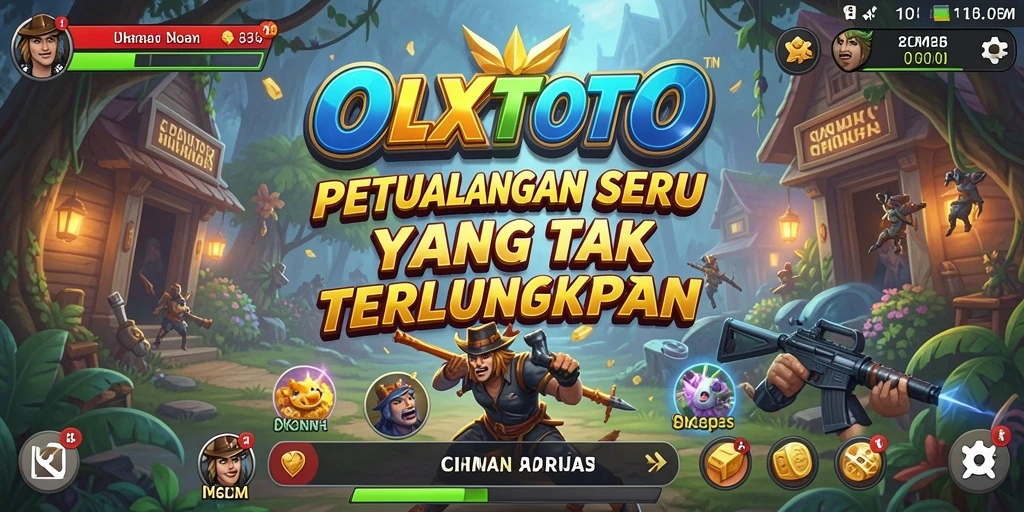 Tangkapan layar OLXTOTO menampilkan aksi gameplay avatar petualangan yang mendebarkan.