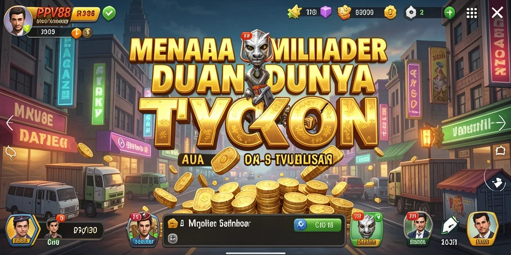 Screenshot PPV88 menampilkan gameplay Tycoon yang mendebarkan.