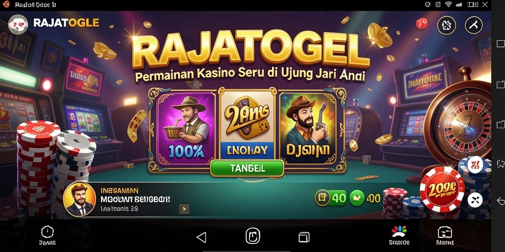 Tampilan gameplay RAJATOGEL menampilkan keseruan permainan Kasino.