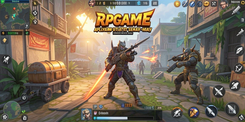 Tampilan antarmuka RPGAME yang intuitif dan menarik.