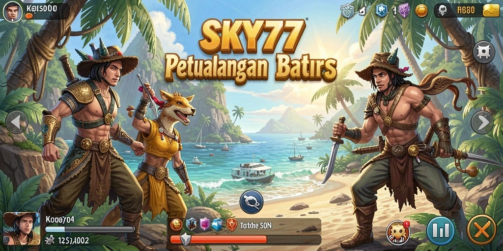 Tampilan gameplay petualangan yang menarik dan penuh tantangan.