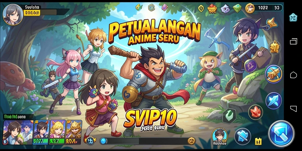 Tampilan gameplay SVIP10 yang mengasyikkan dan penuh warna.