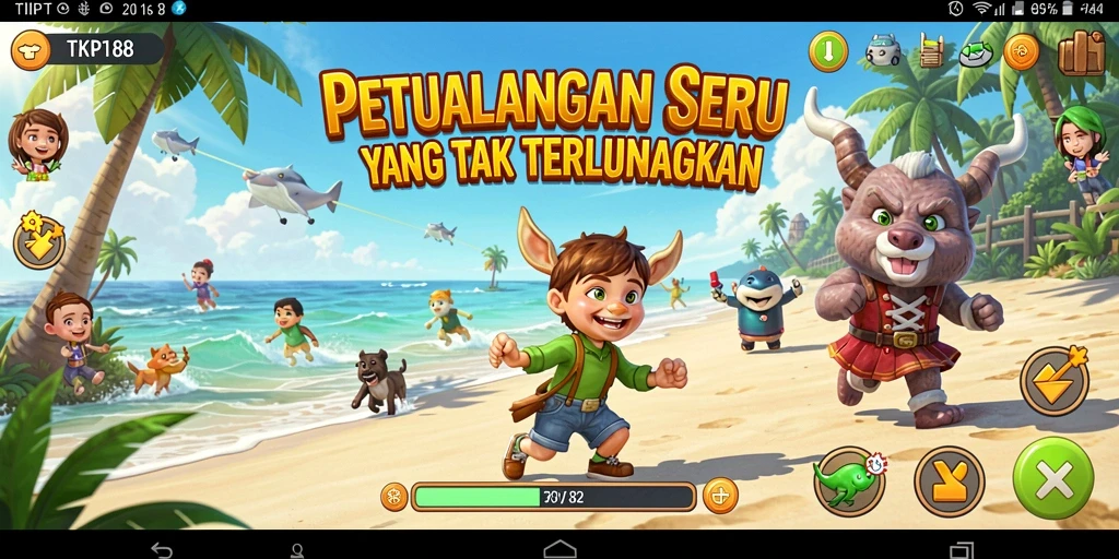 Screenshot gameplay TKP188 yang menampilkan aksi petualangan seru.